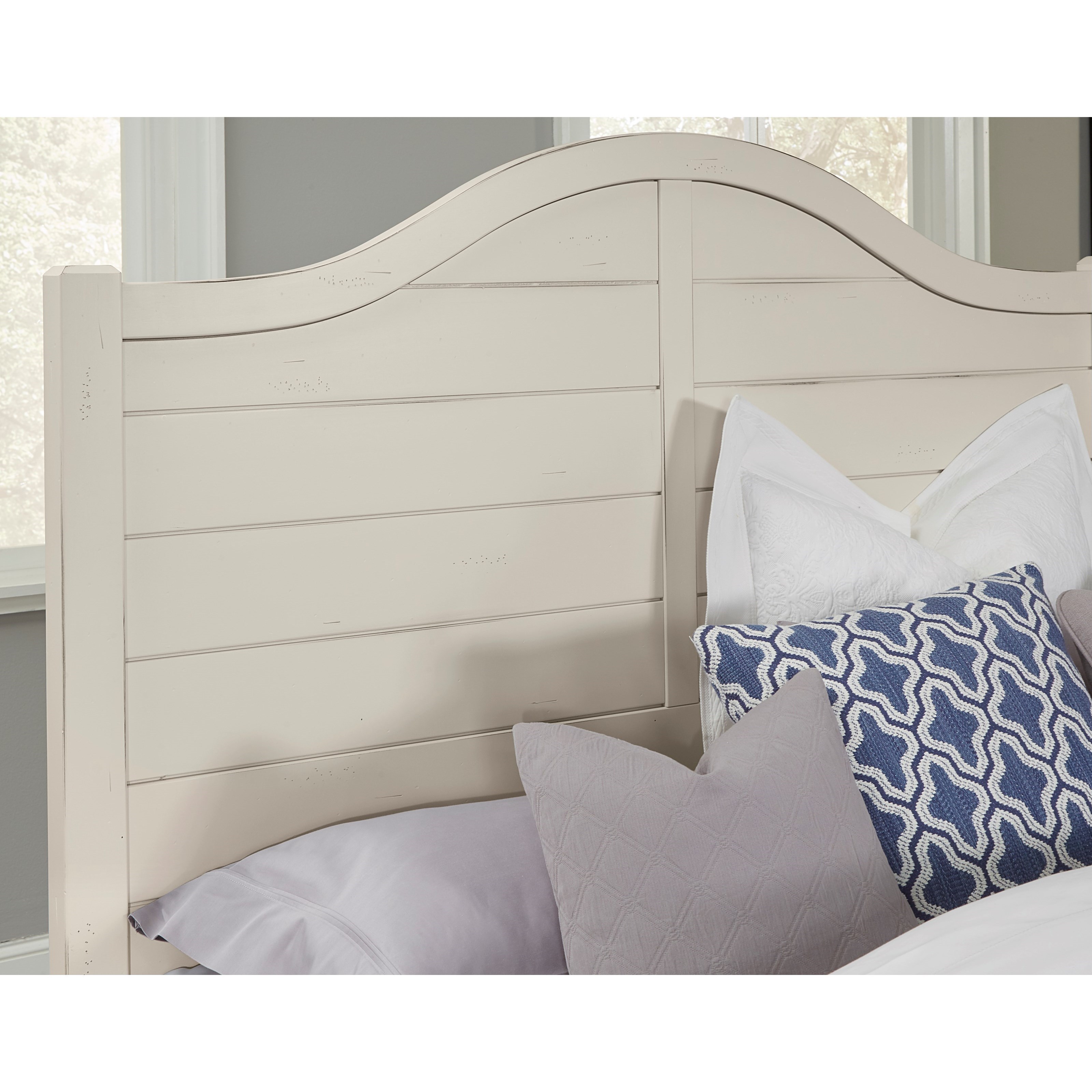 Vaughan Bassett American Maple Solid Wood Queen Shiplap Headboard